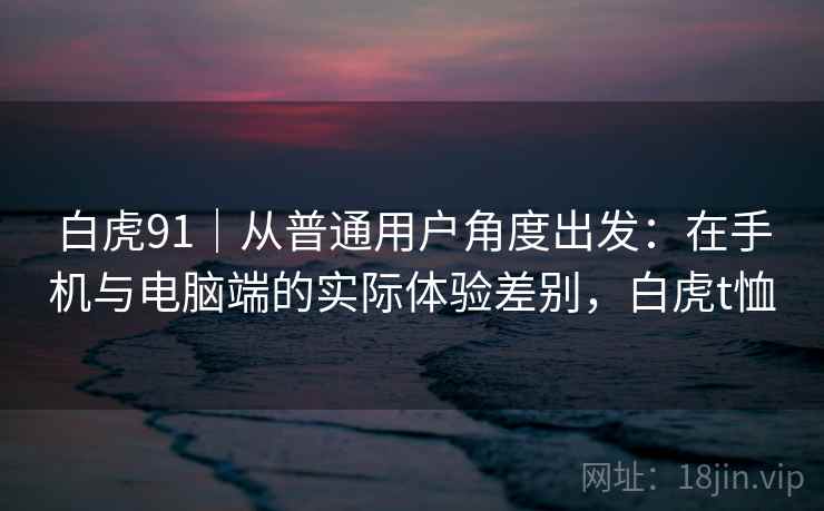 白虎91｜从普通用户角度出发：在手机与电脑端的实际体验差别，白虎t恤