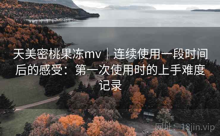 天美密桃果冻mv｜连续使用一段时间后的感受：第一次使用时的上手难度记录