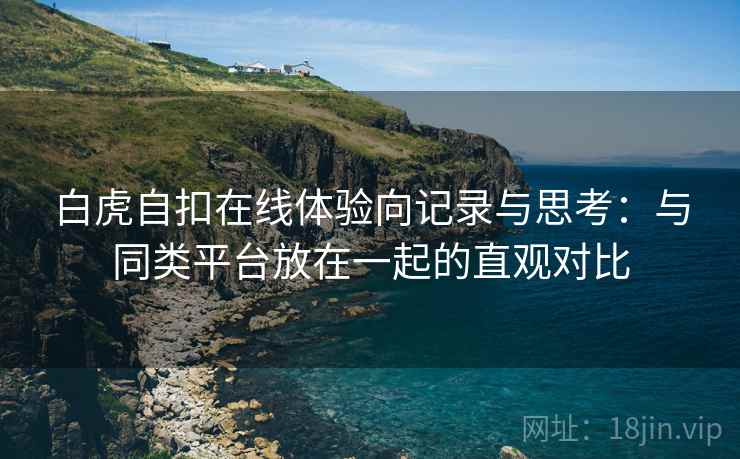 白虎自扣在线体验向记录与思考：与同类平台放在一起的直观对比
