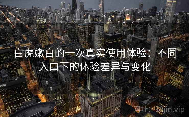 白虎嫩白的一次真实使用体验：不同入口下的体验差异与变化