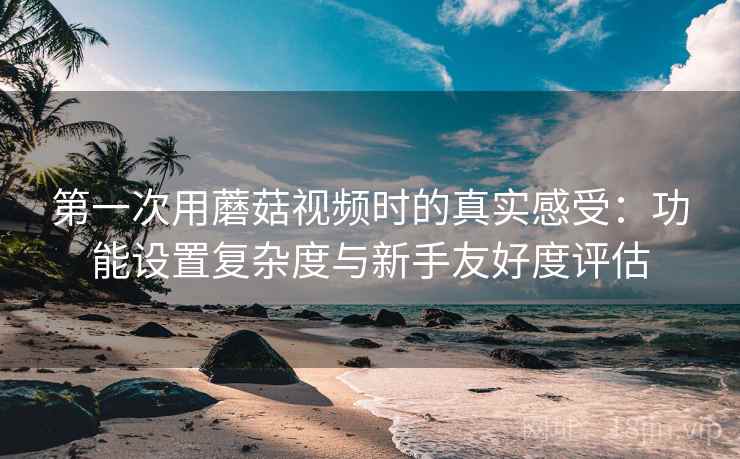 第一次用蘑菇视频时的真实感受：功能设置复杂度与新手友好度评估