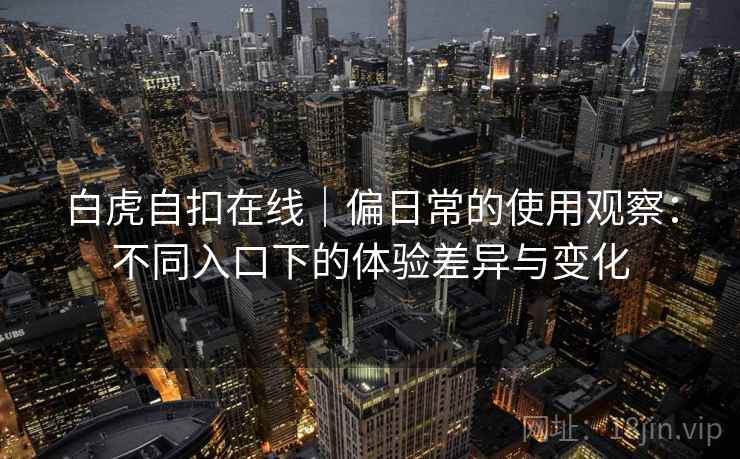 白虎自扣在线｜偏日常的使用观察：不同入口下的体验差异与变化
